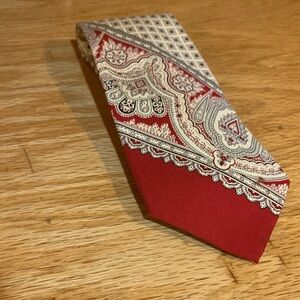 Polo by Ralph Lauren Red and Cream Paisley Tie